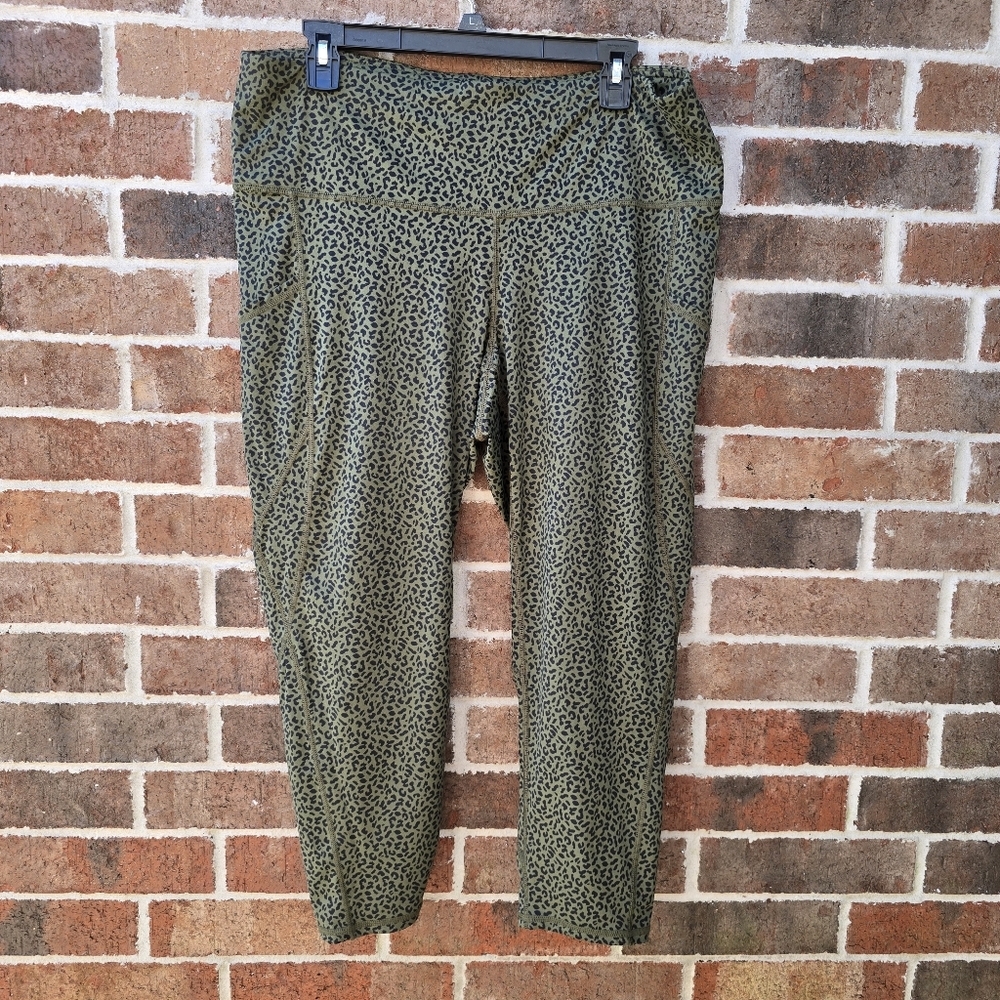 J. Jill Green Patterned Leggings